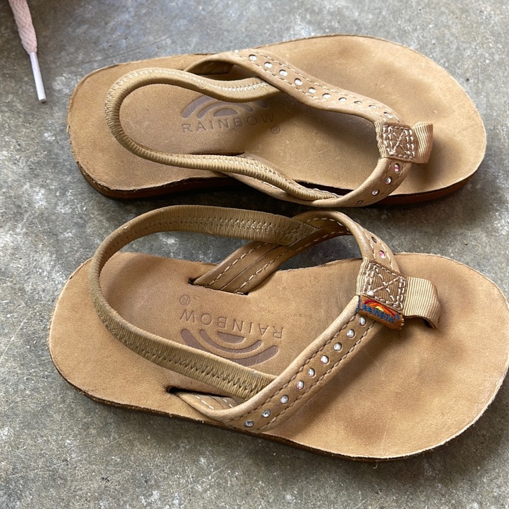 Rainbow toddler sandals